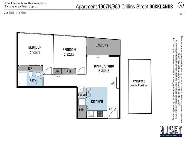 1907N/883 Collins Street, Docklands VIC 3008 — photo 19