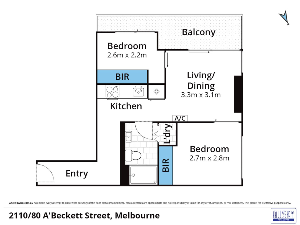 2110/80 A’Beckett Street, Melbourne, Vic 3000 — photo 2